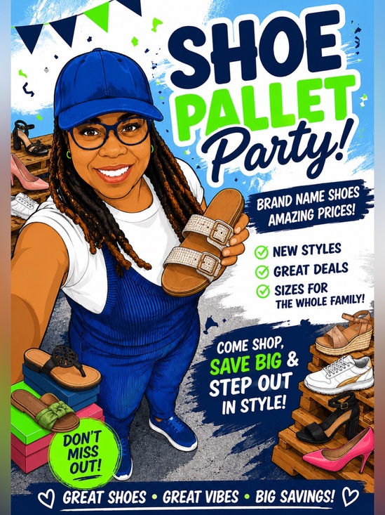 Designer Shoes - Shoe Pallet Party!